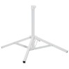 Support de parasol Blanc Acier pour 25-32 mm Poteau 648257648257