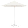 Support de parasol Blanc Acier pour 25-32 mm Poteau 648257648257