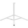 Support de parasol Blanc Acier pour 25-32 mm Poteau 648257648257