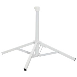 Support de parasol Blanc Acier pour 25-32 mm Poteau 648257648257