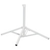 Support de parasol Blanc Acier pour 25-32 mm Poteau 648257648257