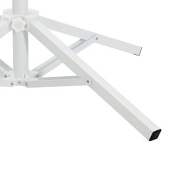 Support de parasol Blanc Acier pour 25-32 mm Poteau 648257648257