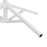 Support de parasol Blanc Acier pour 25-32 mm Poteau 648257648257