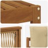 Ensemble de canapés d'extérieur 6 pcs Naturel et Beige 648266648266