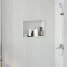 Niche de Douche Blanc 45 x 30 x 9,5 cm Acier inoxydable 648276648276