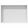 Niche de Douche Blanc 45 x 30 x 9,5 cm Acier inoxydable 648276648276