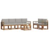 Ensemble de canapés d'extérieur 7 pcs Gris Naturel et Clair 648279648279