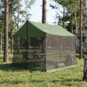 Tarp de camping avec murs en maille Vert 270 x 210 x 210 cm 648285648285