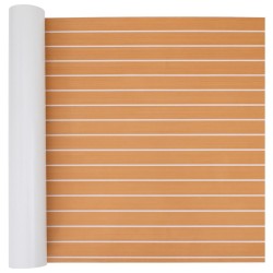 Tapis de bateau Rayé Marron et blanc 240 x 90 cm EVA 648286648286