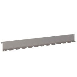 Bordure de Pelouse 10 pcs 102 x 10 x 4 cm Acier Rouillé 648290648290