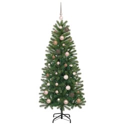 Sapin de Noël artificiel avec 150 LED Vert 150 cm PE et PVC 648292648292