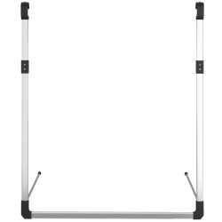 Rail de suspension de garde-robe télescopique Argenté  648295648295