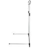 Rail de suspension de garde-robe télescopique Argenté  648295648295