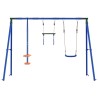 Ensemble de balançoires d'extérieur Multicolore Acier et PE 648301648301