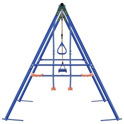 Ensemble de balançoires d'extérieur Multicolore Acier et PE 648301648301