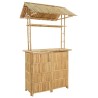 Table de bar extérieure Naturel 115 x 95 x 214 cm Bambou 648304648304
