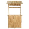 Table de bar extérieure Naturel 115 x 95 x 214 cm Bambou 648304648304
