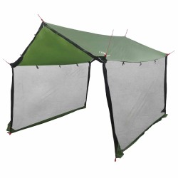 Tarp de camping avec murs en maille Vert 340 x 260 x 220 cm 648306648306