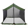 Tarp de camping avec murs en maille Vert 340 x 260 x 220 cm 648306648306