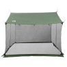 Tarp de camping avec murs en maille Vert 340 x 260 x 220 cm 648306648306