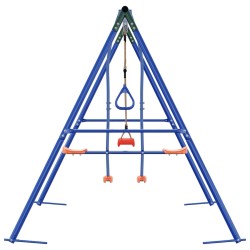 Ensemble de balançoires d'extérieur Multicolore Acier et PE 648313648313