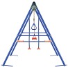 Ensemble de balançoires d'extérieur Multicolore Acier et PE 648313648313