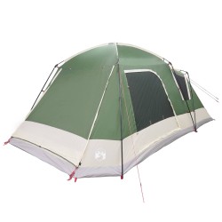 Tente Cabane avec toit Vert 12-Personnes Polyester et Acier 648315648315