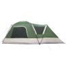 Tente Cabane avec toit Vert 12-Personnes Polyester et Acier 648315648315