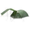 Tente Cabane avec toit Vert 6 personnes Polyester et Acier 648320648320
