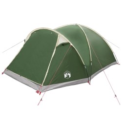 Tente Cabane avec toit Vert 6 personnes Polyester et Acier 648320648320