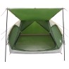 Tente Cabane avec toit Vert 6 personnes Polyester et Acier 648320648320