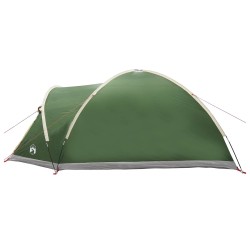 Tente Cabane avec toit Vert 6 personnes Polyester et Acier 648320648320