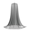 Ciel de lit anti-moustiques 156 mesh Noir ⌀56 x 220 cm 648322648322