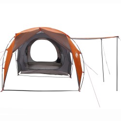 Tente tunnel Gris et orange 382 x 262 x 214 cm 648323648323