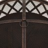 Foyer rustique avec tisonnier 76 cm XXL Acier 648332648332