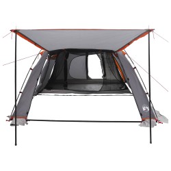 Tente tunnel Gris et orange 361 x 235 x 147 cm 648333648333