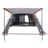 Tente tunnel Gris et orange 361 x 235 x 147 cm 648333648333