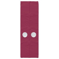 Tunnel de lit 2 pcs Rouge 211 x 67,5 x 2 cm Polyester 648343648343