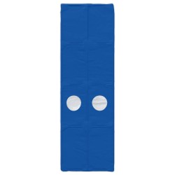Tunnel de lit 2 pcs Bleu 211 x 67,5 x 2 cm Polyester 648344648344