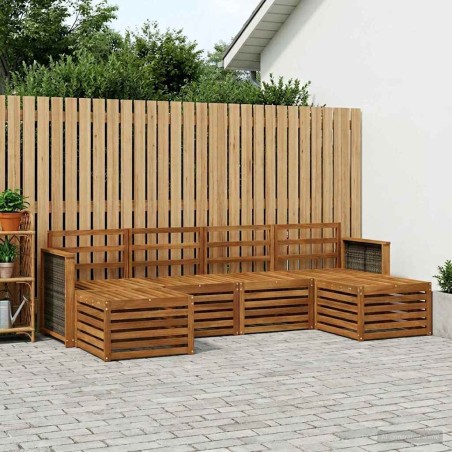 Ensembles de canapés Bois d'Acacia Massif 648345648345