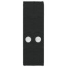 Tunnel de lit 2 pcs Noir 211 x 67,5 x 2 cm Polyester 648349648349