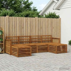 Ensembles de canapés Bois d'Acacia Massif 648353648353