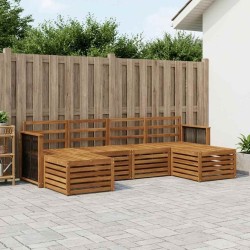 Ensembles de canapés Bois d'Acacia Massif 648354648354