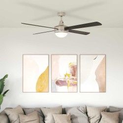 Ventilateur de plafond avec lumière et télécommande Ø 130 cm 648357648357