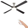 Ventilateur de plafond avec lumière et télécommande Ø 130 cm 648357648357