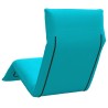 Transat pliant turquoise 175 x 54 x 8,5 cm tissu Oxford 648367648367