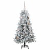 Sapin de Noël Artificiel à Branches Articulées Blanc 150 cm 648373648373