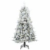 Sapin de Noël Artificiel à Branches Articulées Blanc 150 cm 648374648374