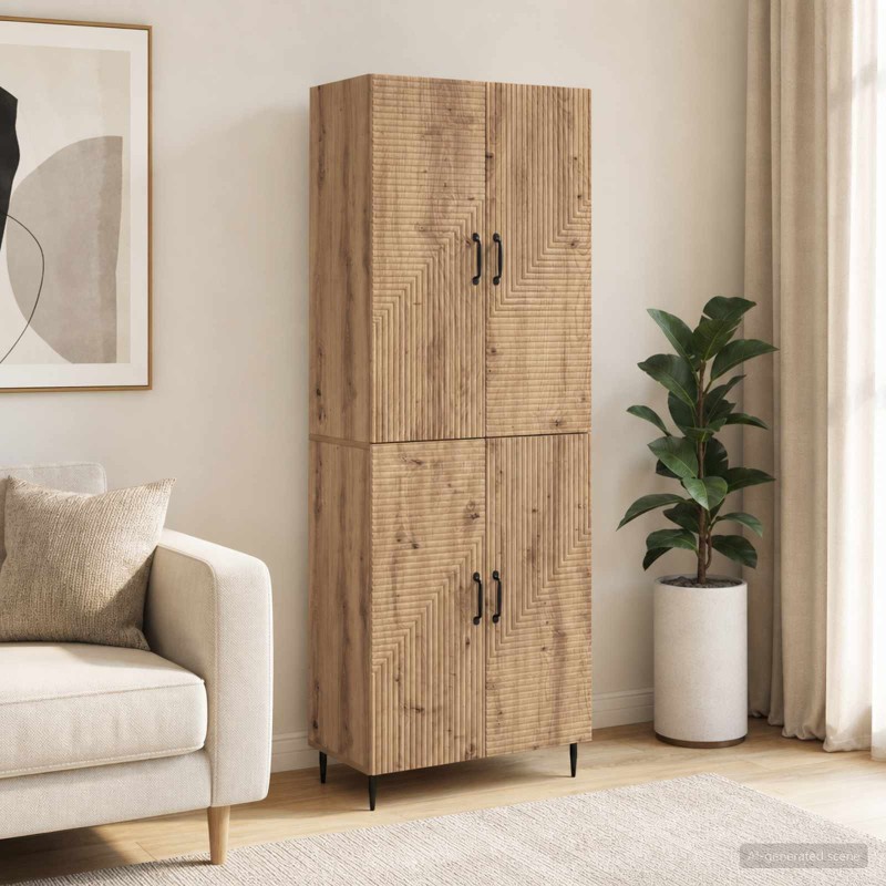 Ensemble de Meubles 2 pc Bois d'ingénierie 648377648377