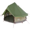 Tente Tipi avec toit Vert 250 x 250 cm Polyester et Acier 648378648378